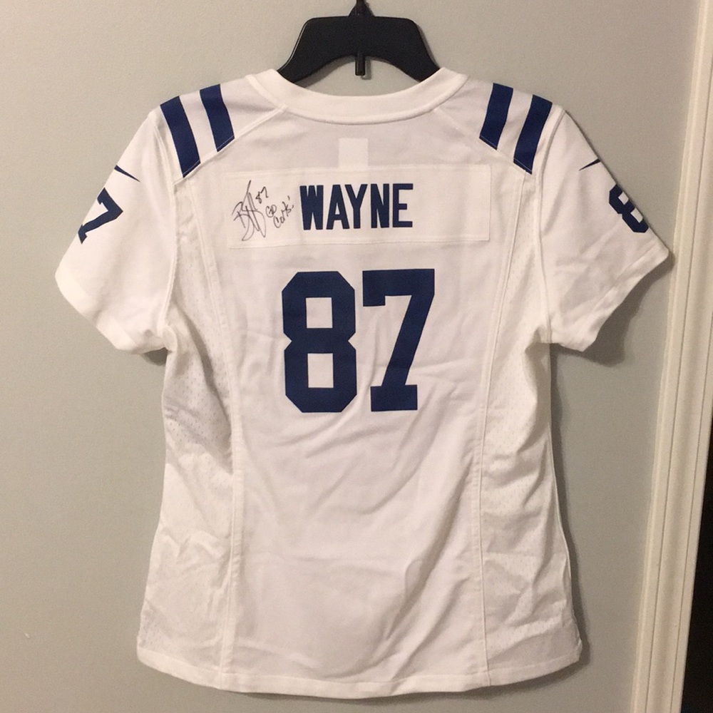 Signed Reggie Wayne Colts Jersey